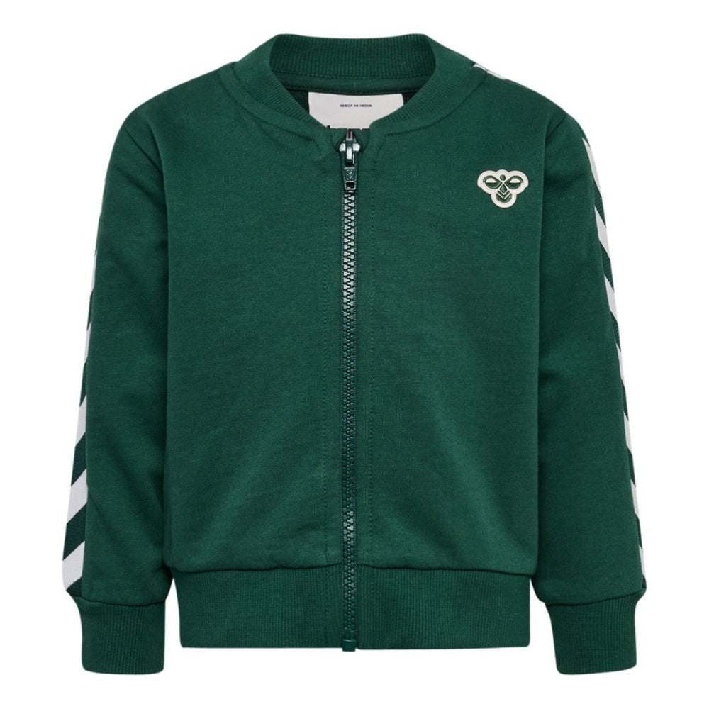 Hummel - Joggesett 2-delt Mini Reg Chevron Set Dark Green - Billige barneklær