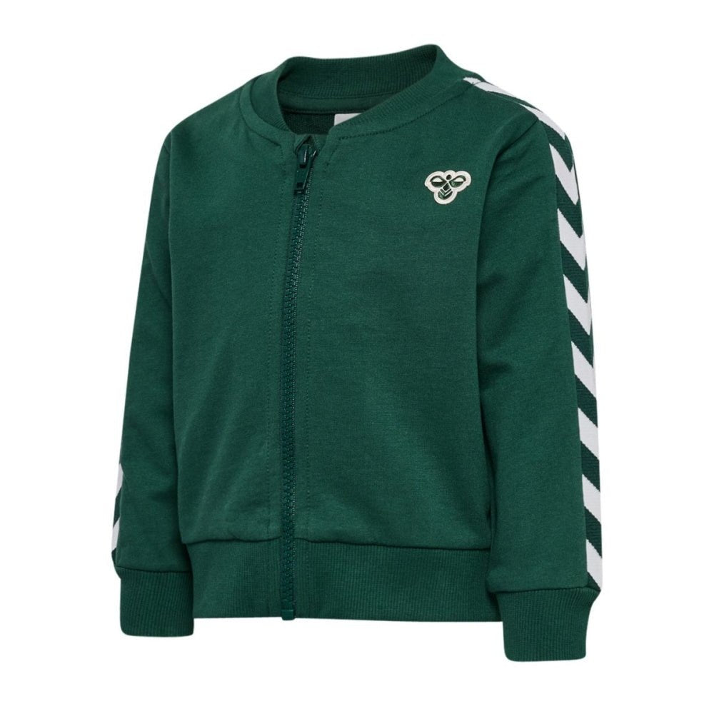 Hummel - Joggesett 2-delt Mini Reg Chevron Set Dark Green - Billige barneklær