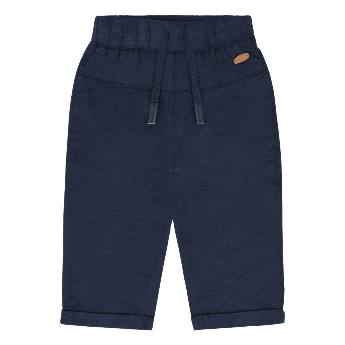 Hust and Claire - Bukse Timon Cotton-Linen Blues - Guttelus.no