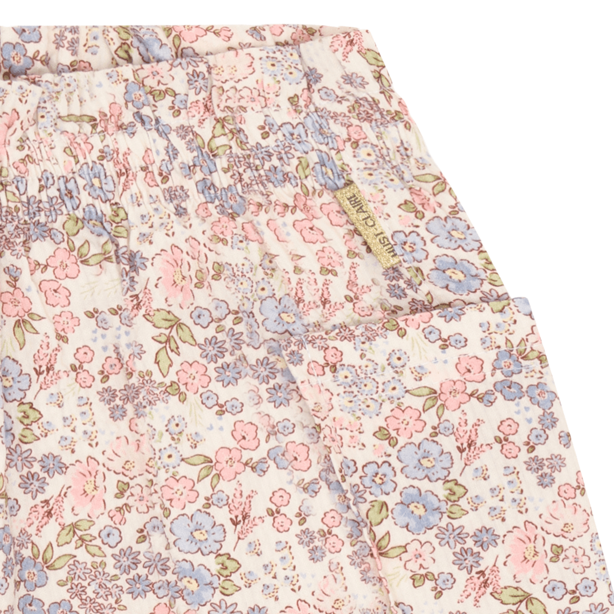 Hust and Claire - Shorts Helena Ditsy Flower Ivory - Billige barneklær