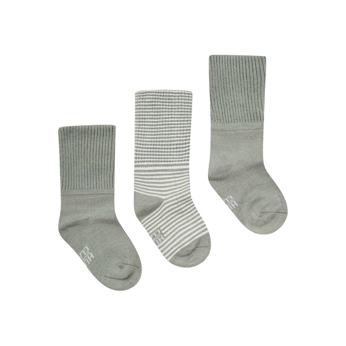 Hust and Claire - Sokker Bambus Fosu 3-pack Seagrass - Guttelus.no