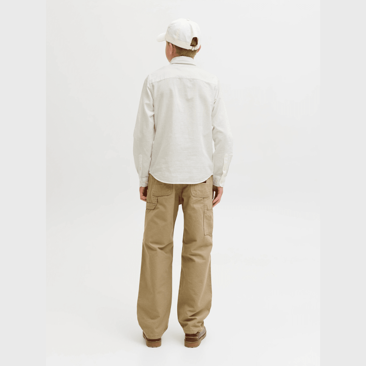Jack & Jones - Linskjorte Breeze White - Billige barneklær