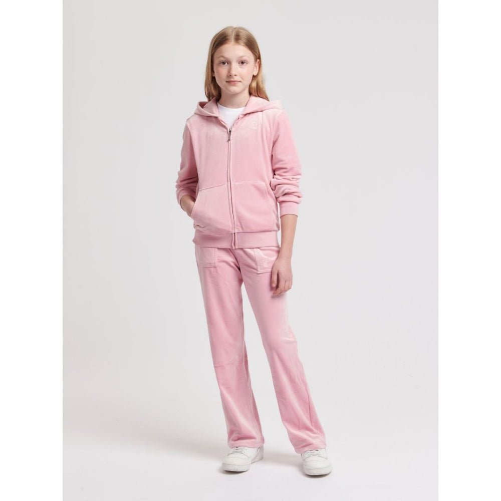 Juicy Couture - Bukse Tonal Wide Leg Jogger Pink Nectar - Guttelus