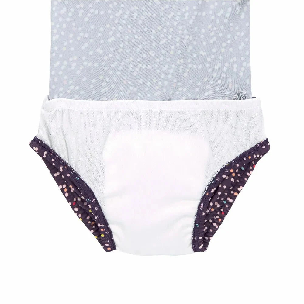 Lässig - Badedrakt med badebleie Multidots - Guttelus.no