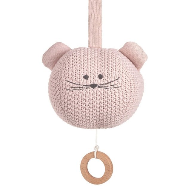 Lässig - Spilledåse Little Chums Mouse Pink - Guttelus.no