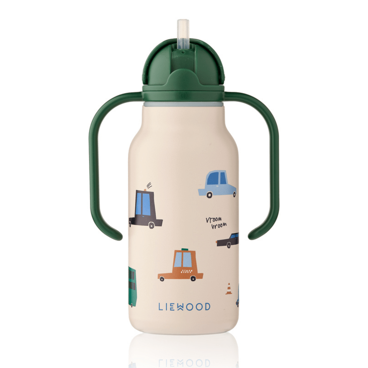 Liewood - Drikkeflaske Kimmie 250ml Cars Sandy - Guttelus.no