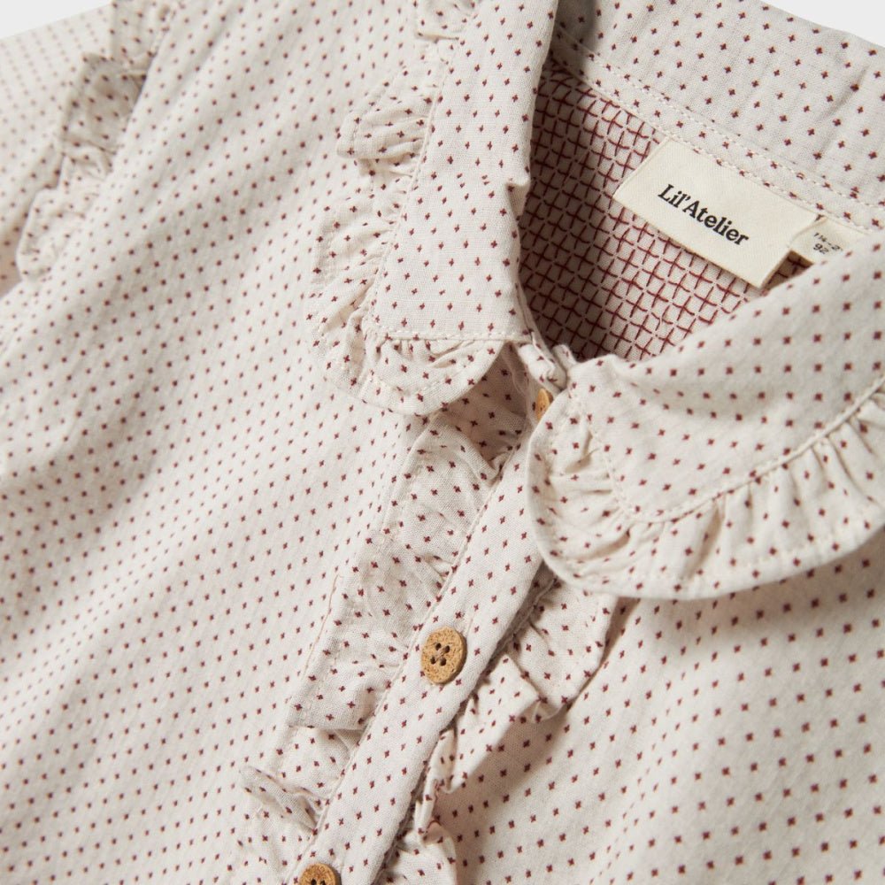 Lil'Atelier - Bluse Olena Pastel Parchment - Guttelus.no