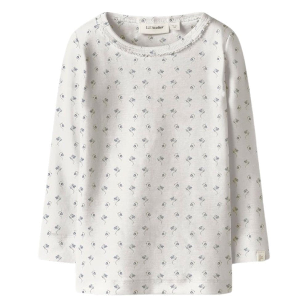 Lil'Atelier - Genser Gayo Coconut Milk Bell Flower - Billige barneklær