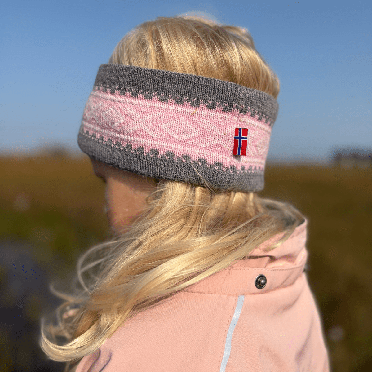 Marius Kids - Marius Pannebånd i Ull Rosa - Guttelus