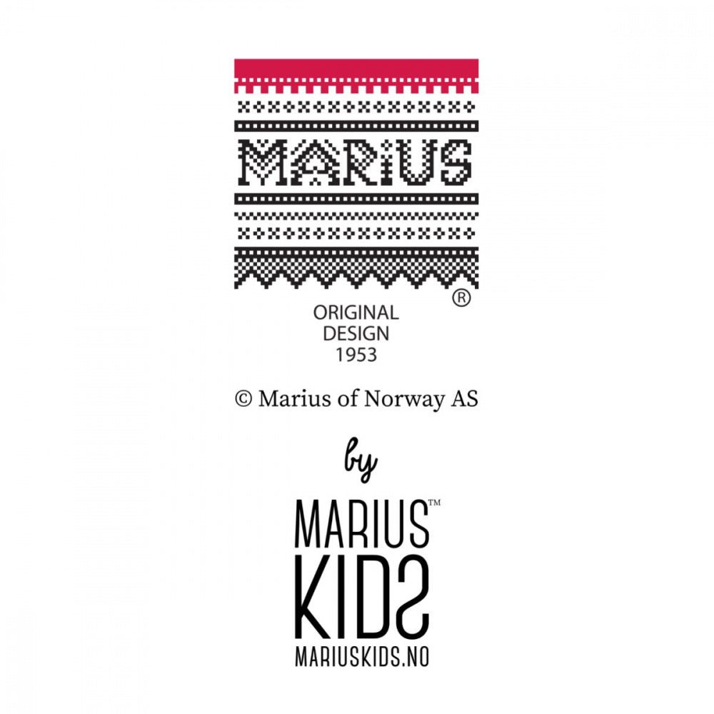 Marius Kids - Sokker i Ull Mørk Mose - Guttelus.no