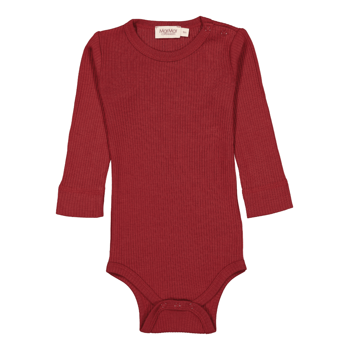 MarMar - Body Jul Plain Modal Hibiscus Red - Guttelus.no