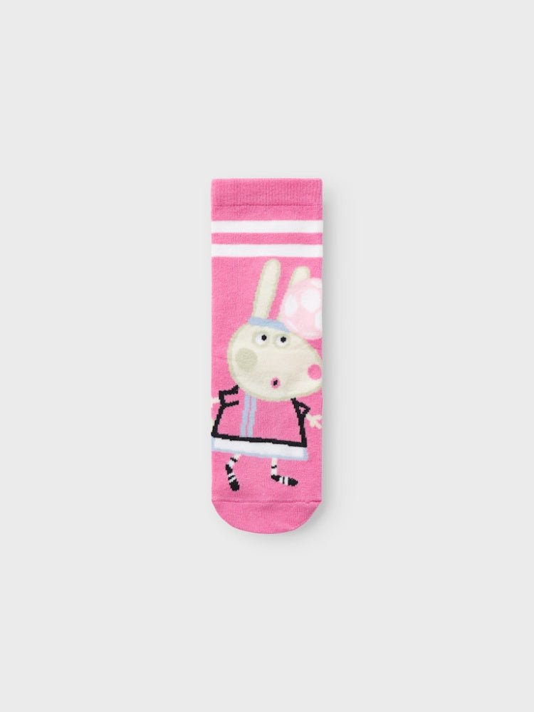 Name It - Sokker 3 PK Peppa Gris Parfait Pink - Guttelus