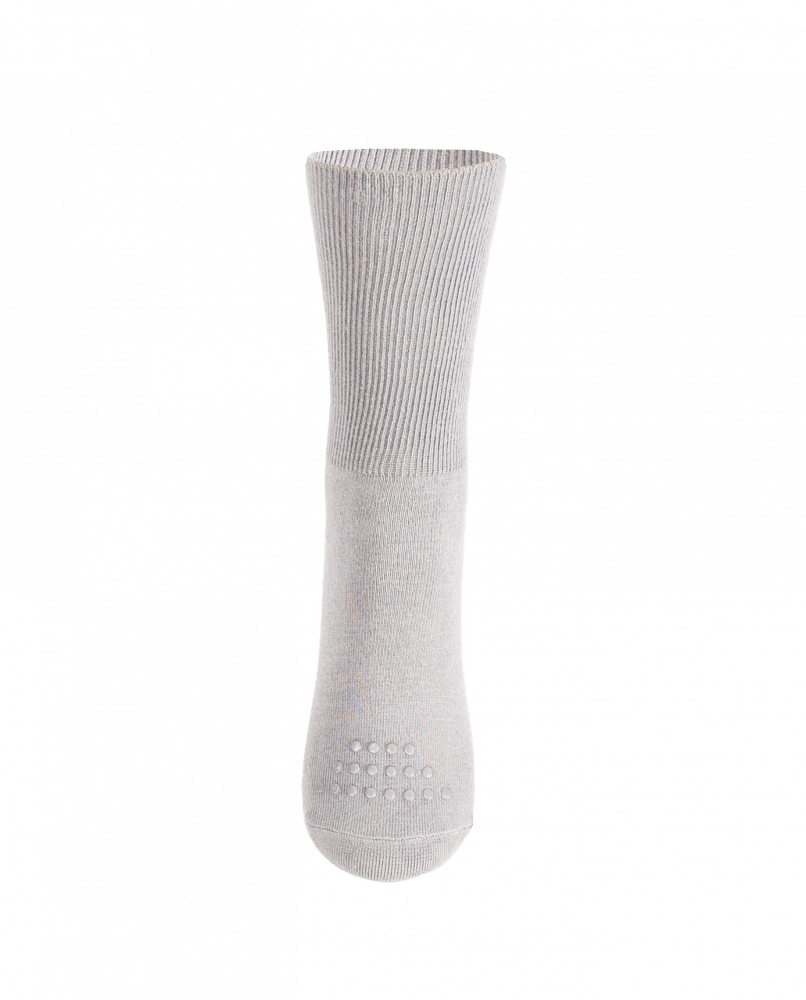 Nordic Kids - Sokker Bambus 2pk Anti-Skli Rosa/ Grå - Guttelus.no