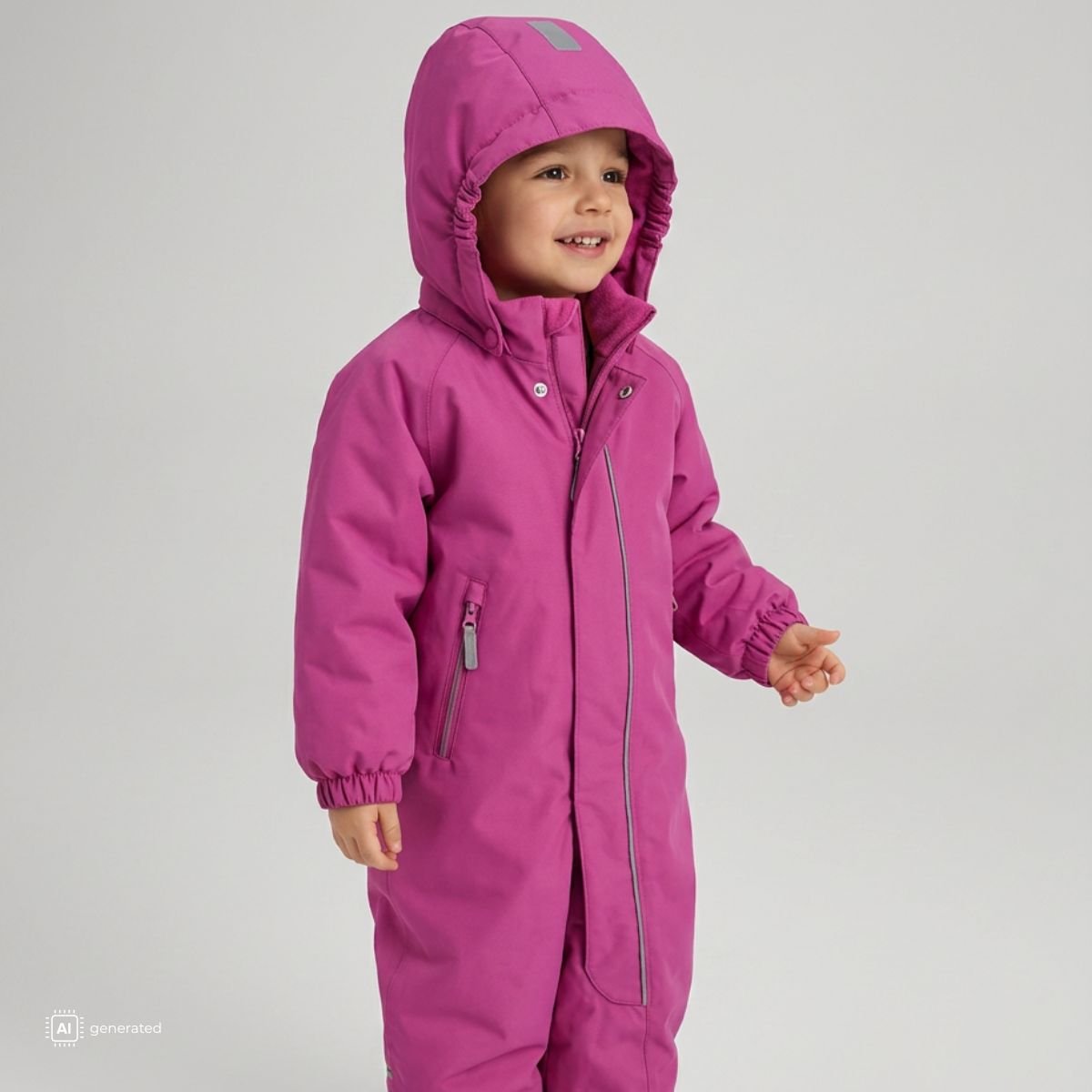 Reima - Vinterdress Puhuri Magenta Purple - Guttelus