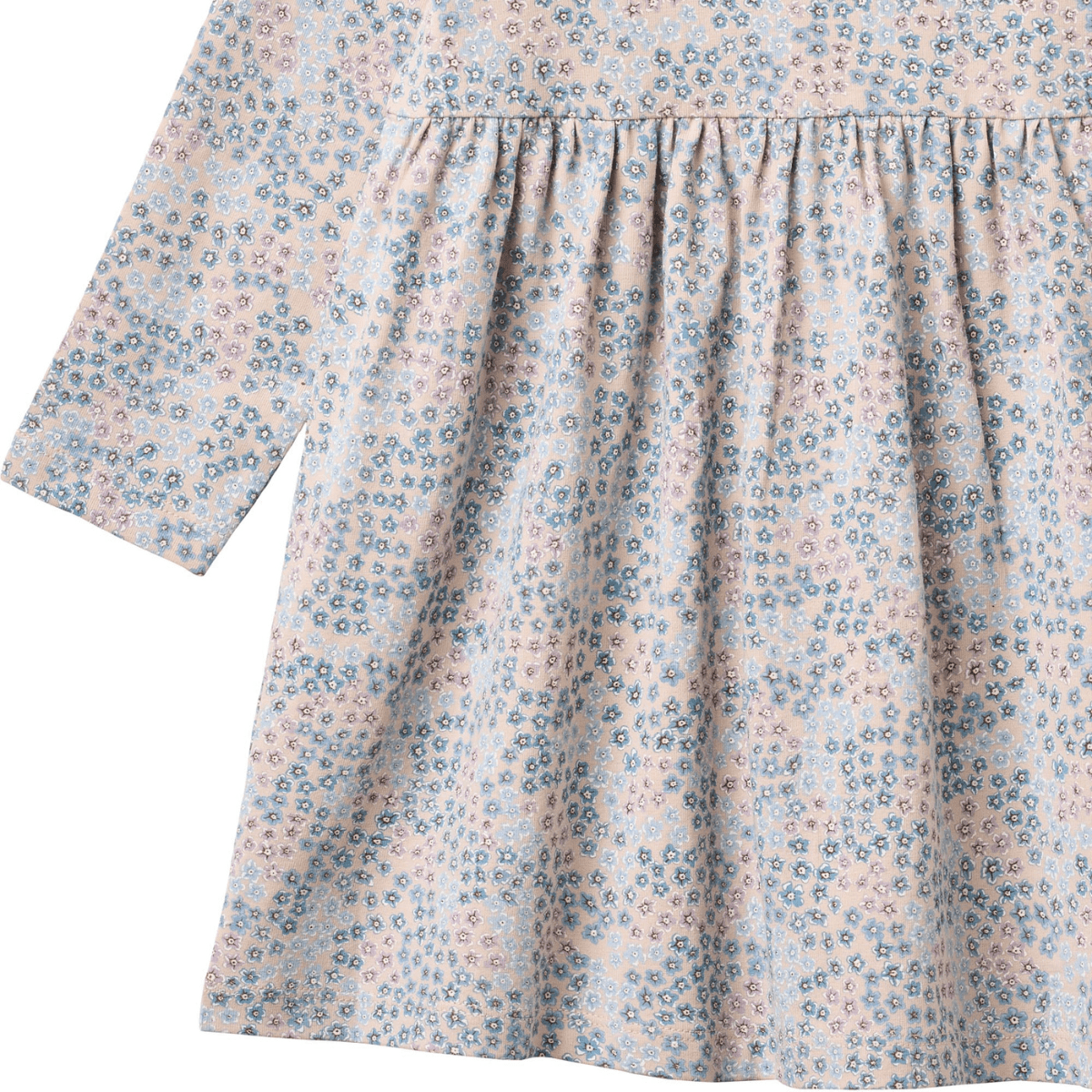 Wheat - Kjole Sessa Powder Blue Flowers - Billige barneklær