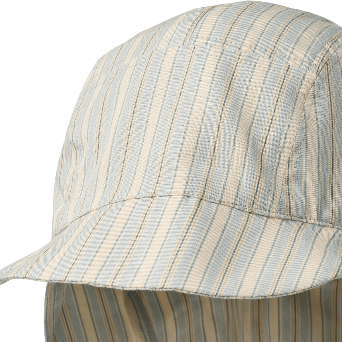 Wheat - Solhatt Tonga Blue Ocean Stripe - Billige barneklær