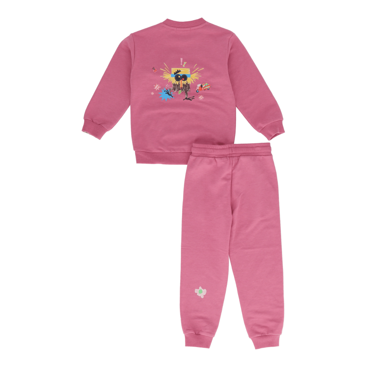 Gullkorn - Joggedress Bukkene Rosa - Billige barneklær