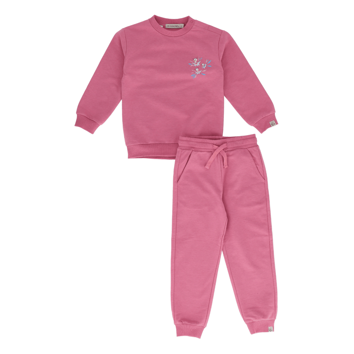 Gullkorn - Joggedress Bukkene Rosa - Billige barneklær