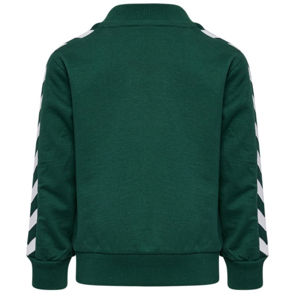 Hummel - Joggesett 2-delt Mini Reg Chevron Set Dark Green - Billige barneklær