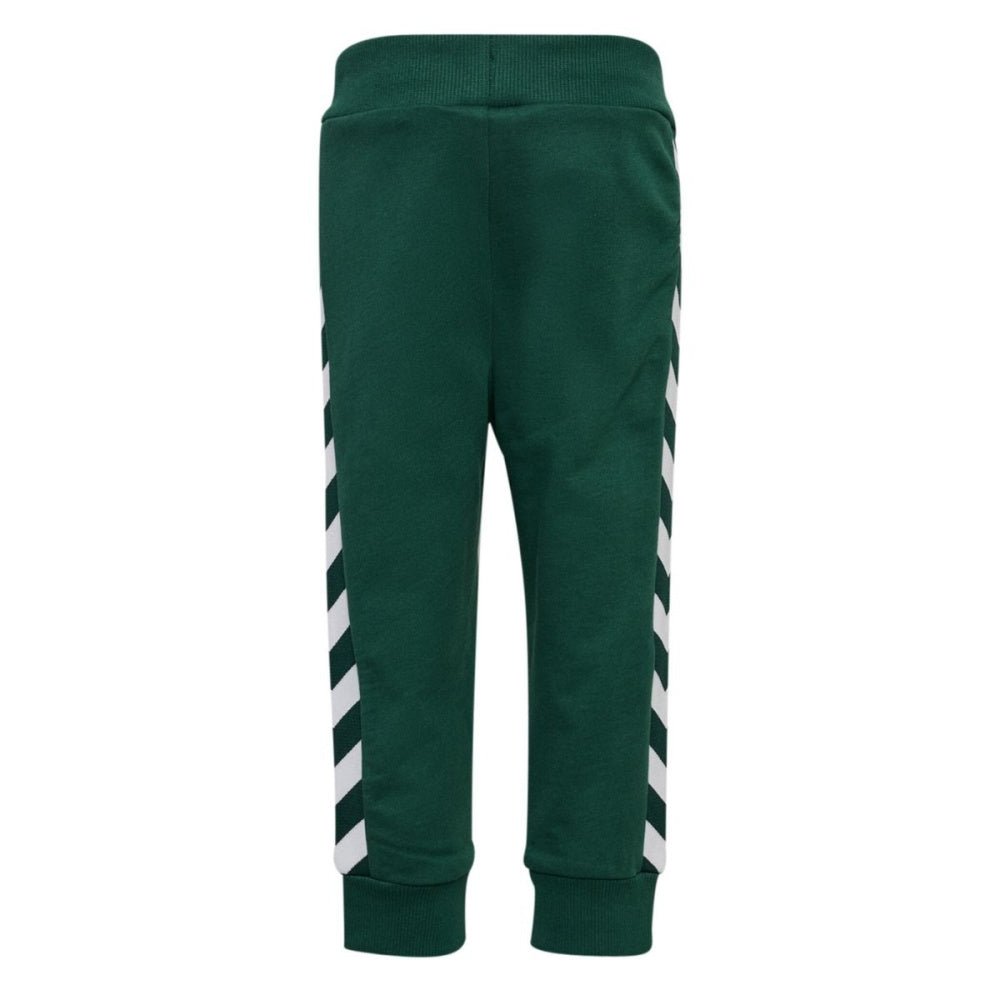 Hummel - Joggesett 2-delt Mini Reg Chevron Set Dark Green - Billige barneklær
