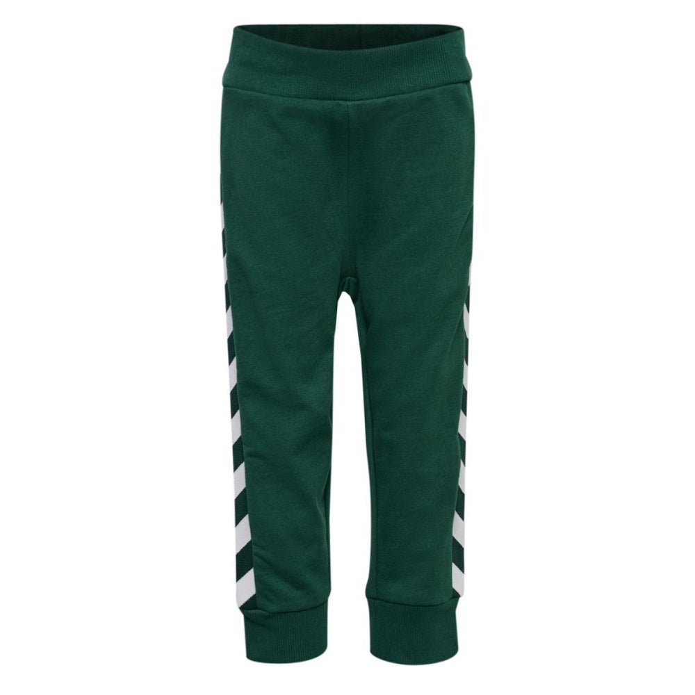 Hummel - Joggesett 2-delt Mini Reg Chevron Set Dark Green - Billige barneklær