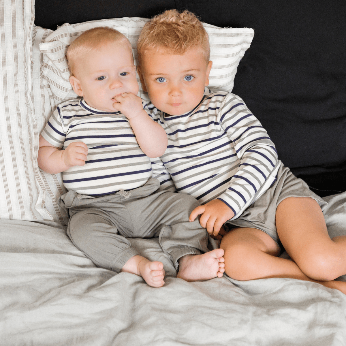 Hust and Claire - Body Bambus Buller Sweat Seagrass - Guttelus.no