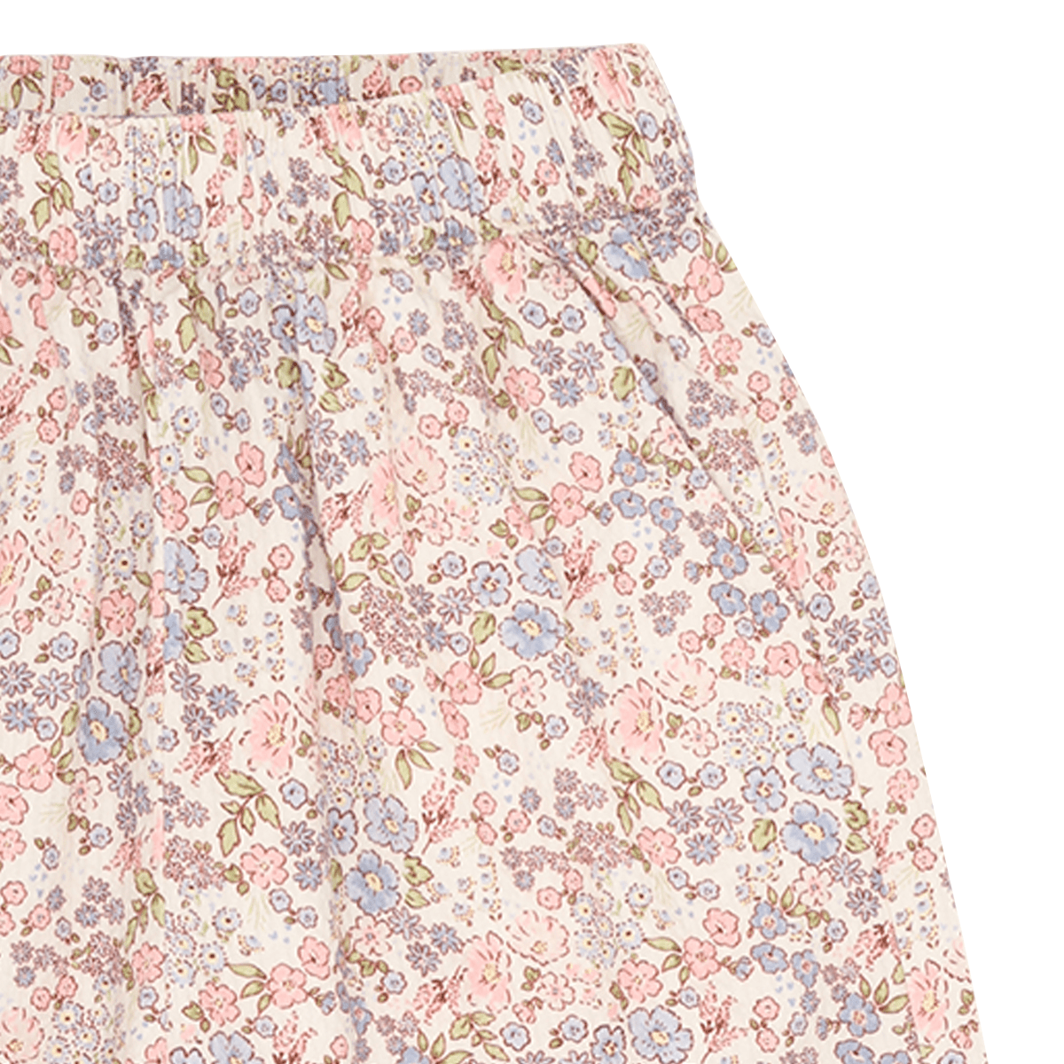 Hust and Claire - Bukse Culotte Teresa Ditsy Flower Ivory - Guttelus.no