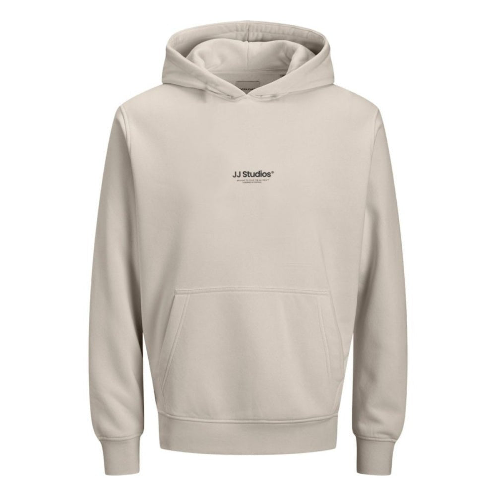 Jack & Jones - Genser Sweat Hood Soho Moonbeam - Billige barneklær