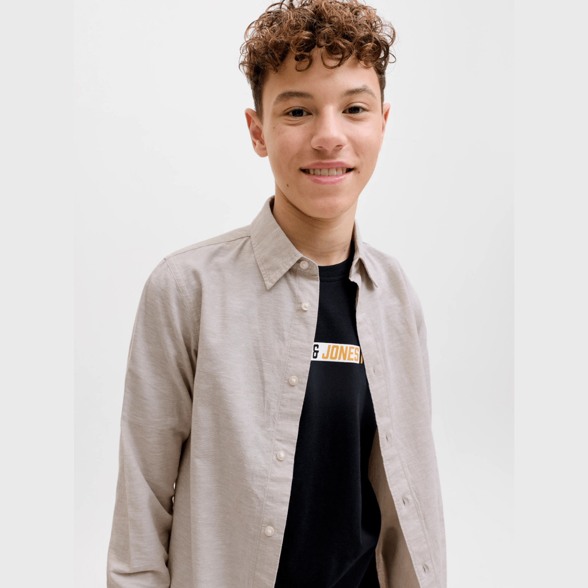Jack & Jones - Linskjorte Breeze String - Billige barneklær