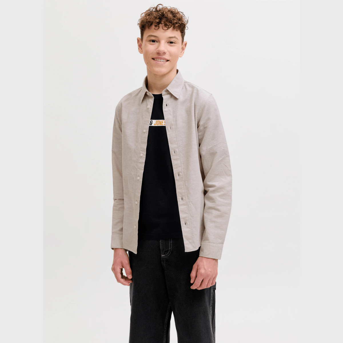 Jack & Jones - Linskjorte Breeze String - Billige barneklær