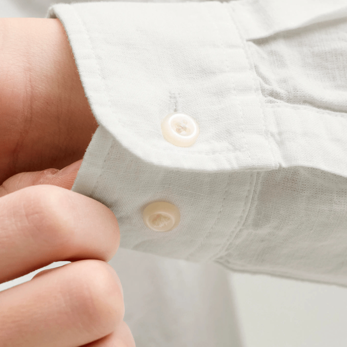 Jack & Jones - Linskjorte Breeze White - Billige barneklær