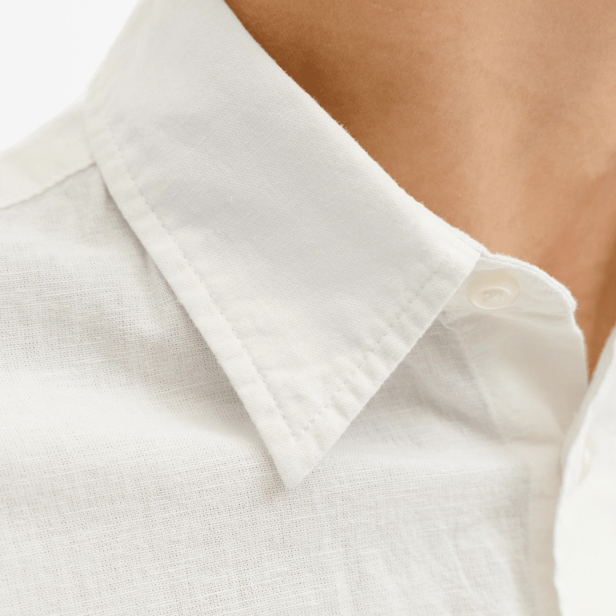 Jack & Jones - Linskjorte Breeze White - Billige barneklær