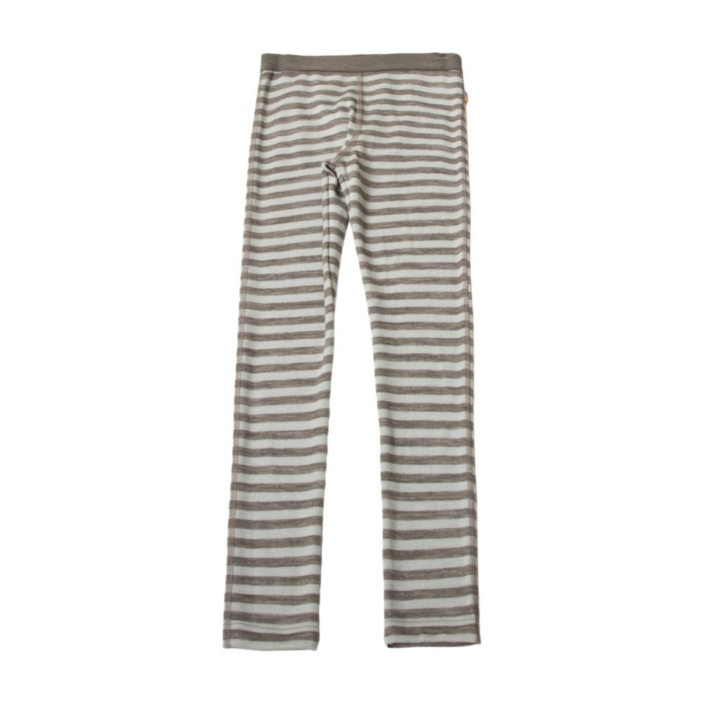 Joha - Leggings i Ull Striper Mynte - Guttelus.no