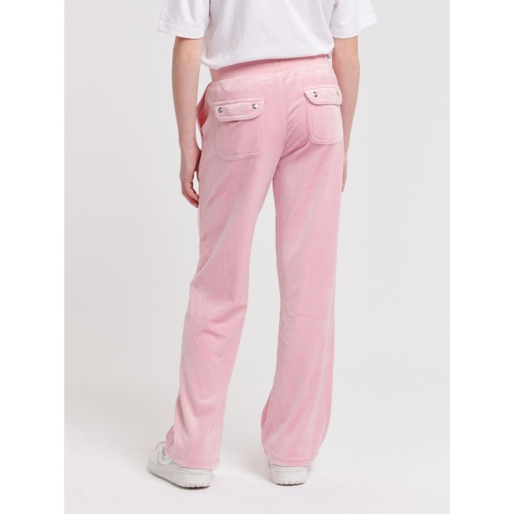 Juicy Couture - Bukse Tonal Wide Leg Jogger Pink Nectar - Guttelus