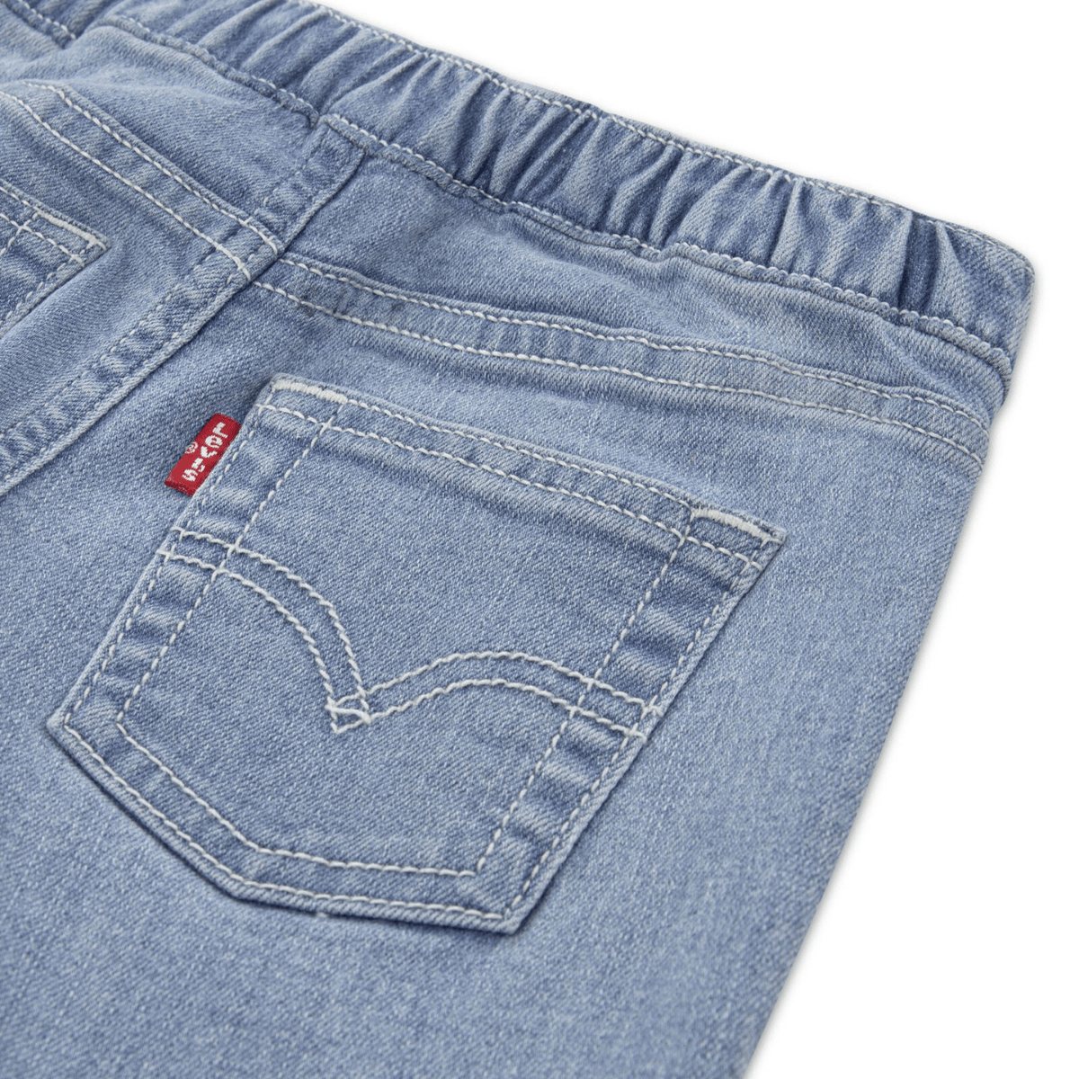 Levi's - Sett Hd Aop Logo T-skjorte & Shorts Bright White - Billige barneklær