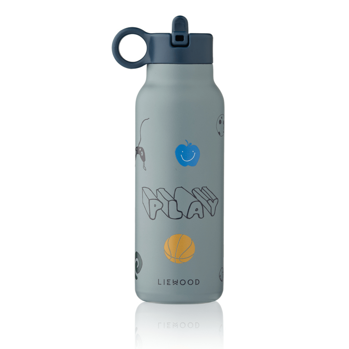 Liewood - Drikkeflaske Falk 350ml Play Dusty Peppermint - Guttelus.no
