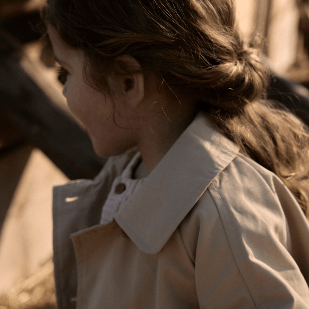 Lil'Atelier - Jakke Trench Lamadelin Safari - Billige barneklær