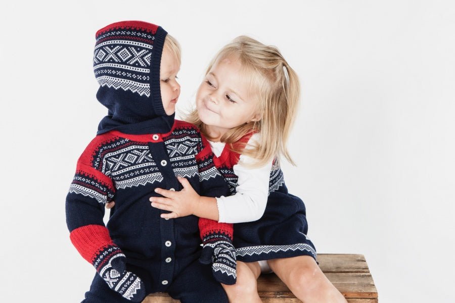 Marius Kids - Marius Balaclava i Ull Mørkeblå - Guttelus.no