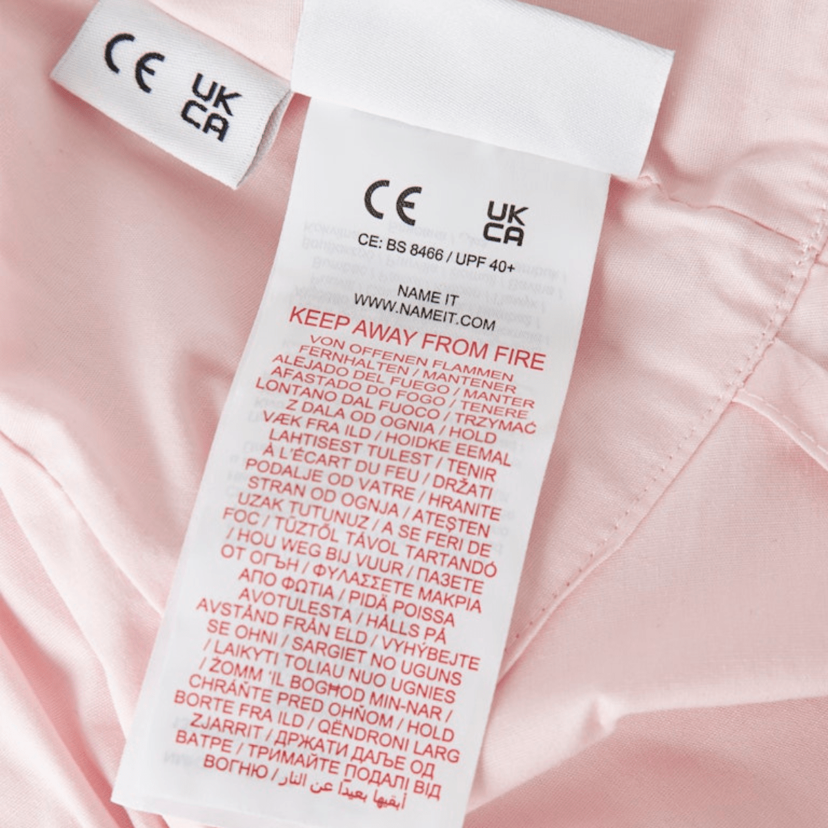 Name It - Solhatt Zilu Cradle Pink - Billige barneklær