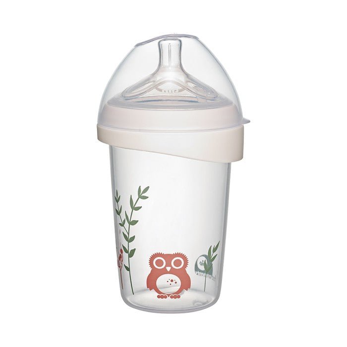 Nip- Tåteflaske First Moments Owl 270 ml - Guttelus.no