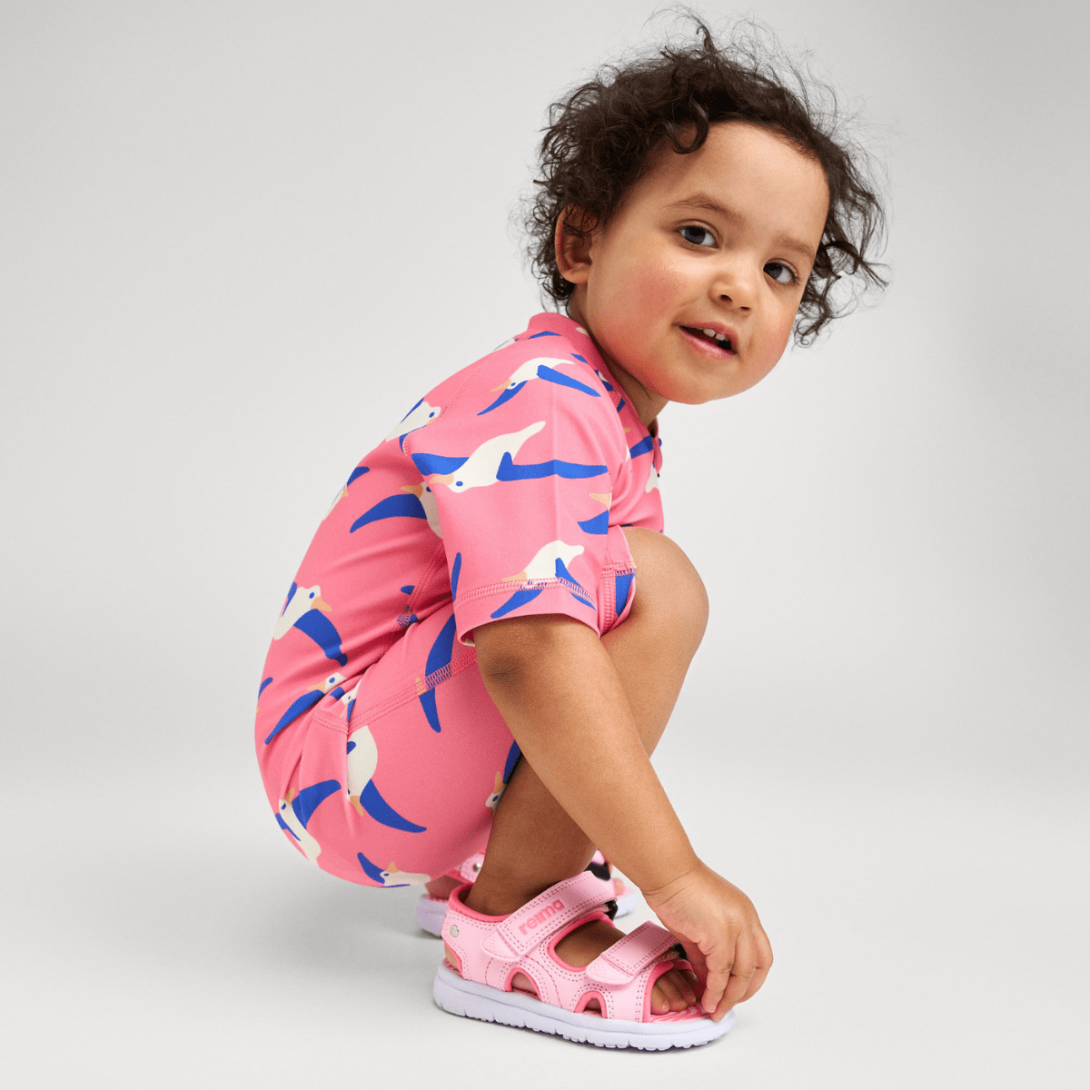 Reima - Sandaler Bungee Light Heather - Billige barneklær