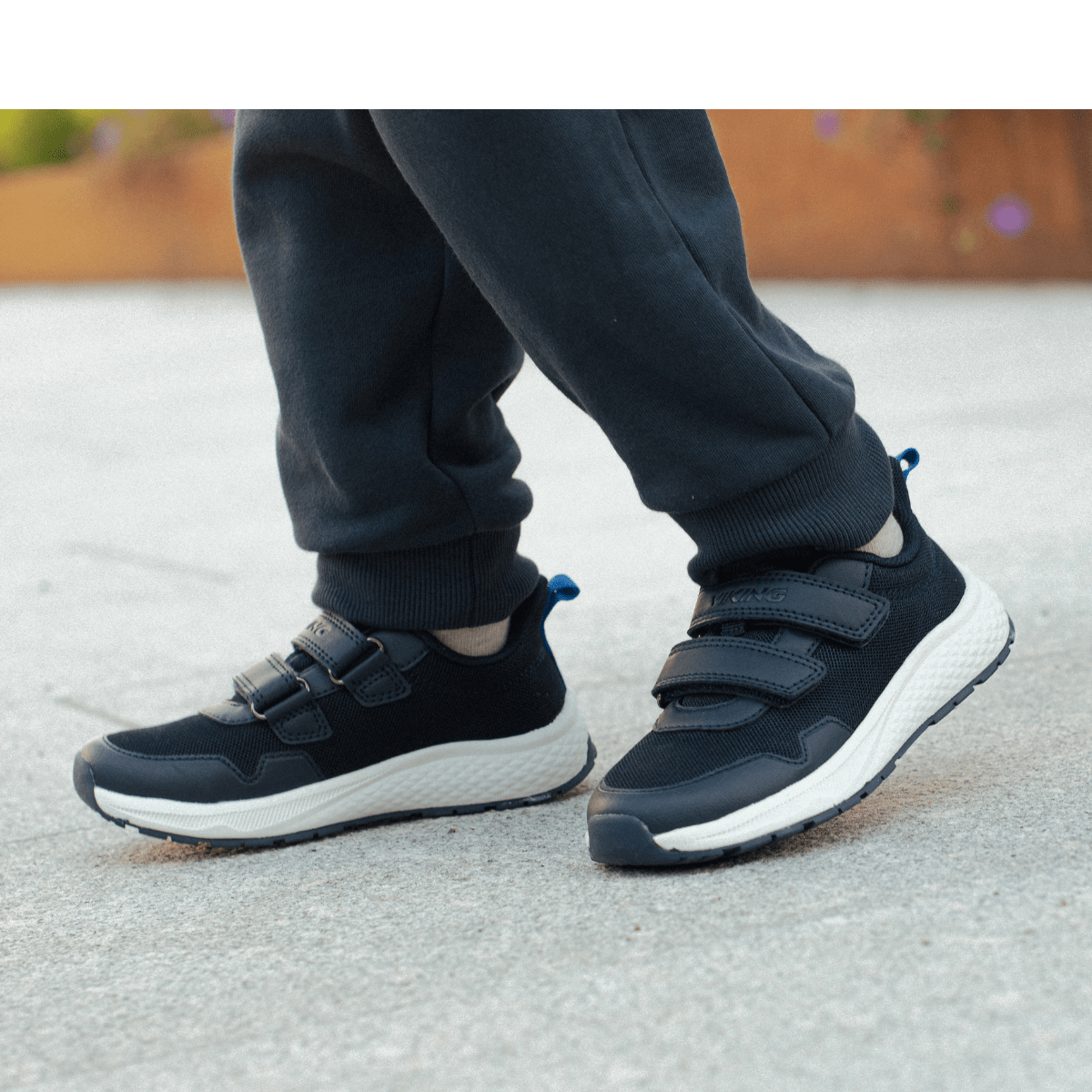 Viking - Joggesko Bouncy 2V Navy - Billige barneklær