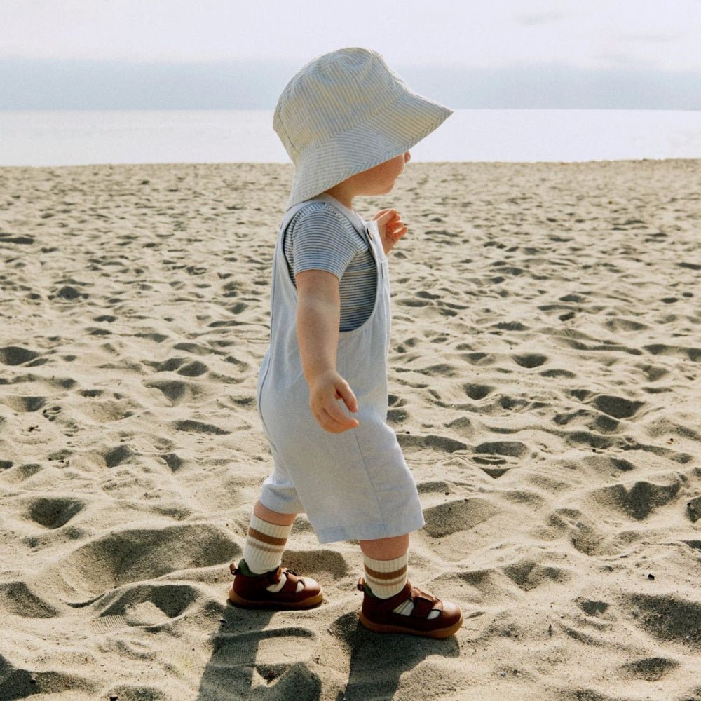 Wheat - Seleshorts Sigge Light Blue Chambray - Guttelus.no
